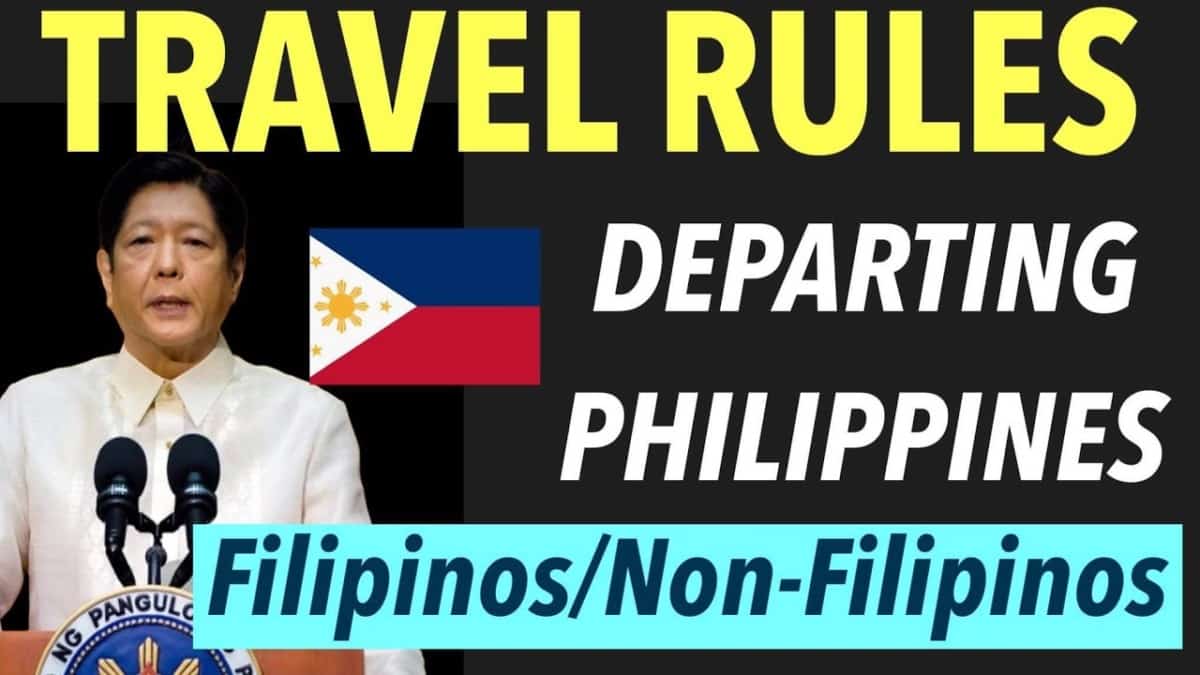 IF YOU ARE LEAVING PHILIPPINES, HERE ARE THE LATEST TRAVEL RULES FOR ...