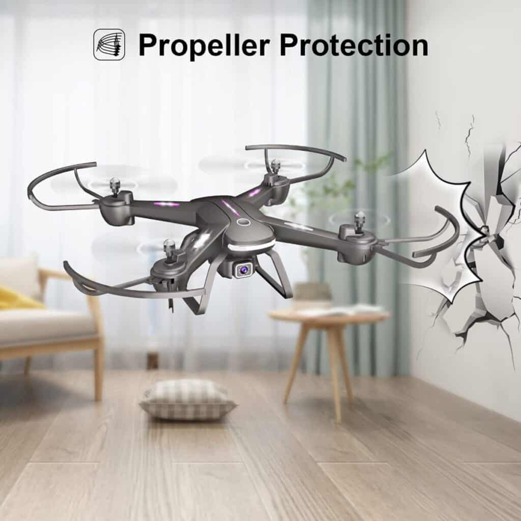 GPS Drone with 4K Camera for Adults, Black Dual Camera 5G Wifi FPV Live Video Drone travelanycountry