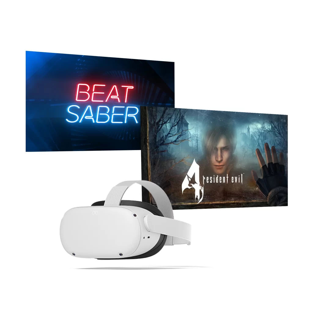 Meta Quest 2 (Oculus) — Advanced All-In-One Virtual Reality Headset — 128 GB with Resident Evil 4 and Beat Saber At Walmart.com ciapds