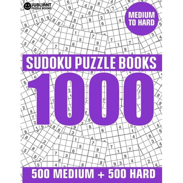 1000 Sudoku Puzzles 500 Medium & 500 Hard : Medium to Hard Sudoku Puzzle Book Book Review From Walmart travelanycountry